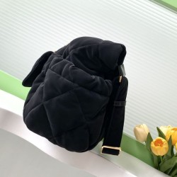 Replica qualità specchio Borsa Chanel Maxi Bowling AS5055 Nero