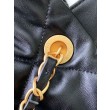 Qualità superiore replica a fiocco Chanel 25K Pelle di agnello AS5851 Nero