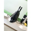 Qualità superiore replica a fiocco Chanel 25K Pelle di agnello AS5851 Nero