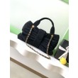 Borsa Replica 1:1 a fiocco Chanel 25K Pelle di vitello AS5851 Nero