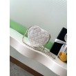Borsa a Mano Chanel con Catena a Forma di Cuore AP2784 Bianca