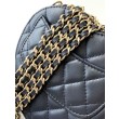 Borse Replica a Mano Chanel con Catena a Forma di Cuore AP2784 Nera