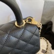 Borsa a Mano Chanel con Manico Superiore AS2215 Nera
