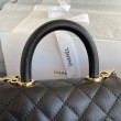 Borsa a Mano Chanel con Manico Superiore AS2215 Nera