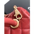 Borse Replica Alta Qualità a Mano Chanel con Manico Superiore AS2215 Rosso
