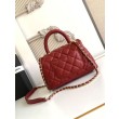 Borse Replica Alta Qualità a Mano Chanel con Manico Superiore AS2215 Rosso