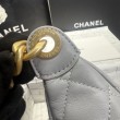 Bora Pari all'originale replica a tracolla Chanel 25C Matelasse Hobo AS5339 AS5302 Grigio