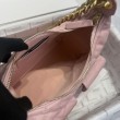 Borsa a tracolla Chanel 25C Matelasse Hobo AS5339 AS5302 Rosa