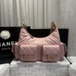 Borsa a tracolla Chanel 25C Matelasse Hobo AS5339 AS5302 Rosa