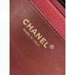 Imitazioni borse griffate a tracolla Chanel 25C Vanity con catena AP4404 Borgogna