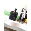 Qualità superiore replica a tracolla Chanel 25C Vanity con catena AP4404 Nero