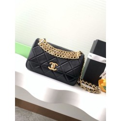 Borsa Replica 1:1 a tracolla Chanel Matelasse Coco AS4595 Nero