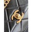 Borsa Replica 1:1 a tracolla Chanel Matelasse Coco AS4595 Nero