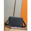 Borsa a tracolla Dior CD Icon Uomo nera
