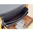 Borsa a tracolla Dior CD Icon Uomo nera