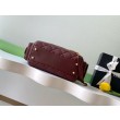 Borse Replica bowling piccola Chanel AS5792 Pelle di agnello Bordeaux