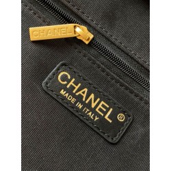 Borsa bowling piccola Chanel AS5792 Pelle di agnello Nero