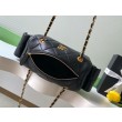 Borsa bowling piccola Chanel AS5792 Pelle di agnello Nero