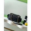 Borsa bowling piccola Chanel AS5792 Pelle di agnello Nero