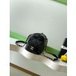 Borsa bowling piccola Chanel AS5792 Pelle di agnello Nero
