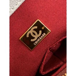 Replica Perfetta Chanel con patta e manico superiore AS2215 Azzurro