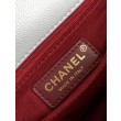 Replica Perfetta Chanel con patta e manico superiore AS2215 Azzurro