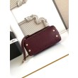 Borse Replica Chanel con patta e manico superiore AS2215 Borgogna