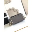 Qualità superiore replica Chanel con patta e manico superiore AS2215 Grigio
