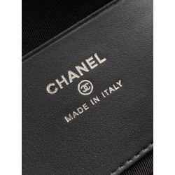Borse Imitazioni Chanel Hobo trapuntata con catena AP4850 Nero