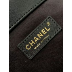 Qualità superiore replica Chanel Maxi Shopping Tote AS5463 Nero