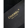 Qualità superiore replica Chanel Mini con fiocco in nylon effetto velluto AS5849 Nero