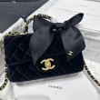 Borse Imitazioni Chanel Mini con patta e manico AS5875 Nero