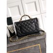 Borsa Chanel Piccola con patta e manico superiore AS5702 Nero
