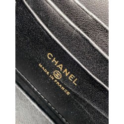 Borsa Chanel Vanity con catena AP4530 Nero