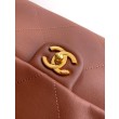 Borsa hobo Chanel AS5838 Pelle di vitello marrone