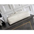 Borsa hobo Chanel Maxi AS5839 Pelle di vitello bianca