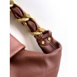 Borsa hobo Chanel Maxi AS5839 Pelle di vitello marrone