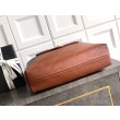Borsa hobo Chanel Maxi AS5839 Pelle di vitello marrone