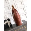 Borsa hobo Chanel Maxi AS5839 Pelle di vitello marrone