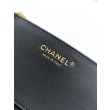 Borse Replica hobo Chanel Maxi AS5839 Pelle di vitello nera