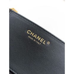 Borse Replica hobo Chanel Maxi AS5839 Pelle di vitello nera