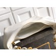 Borse Imitazioni Hobo Chanel Piccola AS5837 Pelle di Vitello Bianca