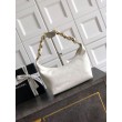 Borse Imitazioni Hobo Chanel Piccola AS5837 Pelle di Vitello Bianca