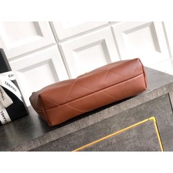 Borsa Hobo Chanel Piccola AS5837 Pelle di Vitello Marrone