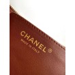 Borsa Hobo Chanel Piccola AS5837 Pelle di Vitello Marrone