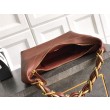 Borsa Hobo Chanel Piccola AS5837 Pelle di Vitello Marrone