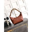 Borsa Hobo Chanel Piccola AS5837 Pelle di Vitello Marrone