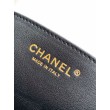 Borsa Hobo Chanel Piccola AS5837 Pelle di Vitello Nera