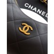 Borsa Hobo Chanel Piccola AS5837 Pelle di Vitello Nera