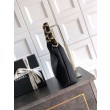 Borsa Hobo Chanel Piccola AS5837 Pelle di Vitello Nera